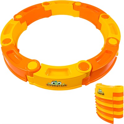 Песочница модульная Крокотам 8 сегментов желтый и оранжевый 8П311210 - фото 62770369