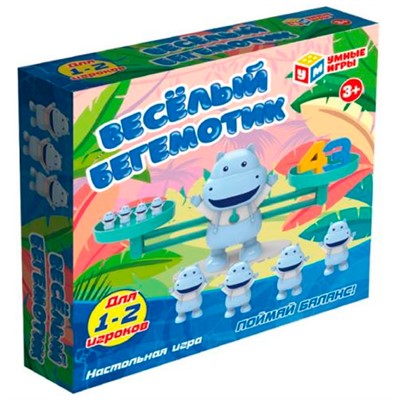 Игра Веселый бегемотик 2012K413-R /72/ - фото 62770536