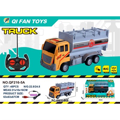 Спецтехника на радиоуправлении QF216-5A Автоцистерна в кор. - фото 62770602