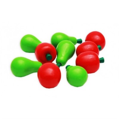 Деревянный счетный материал Яблоки и груши ИД-7004 - фото 62770789