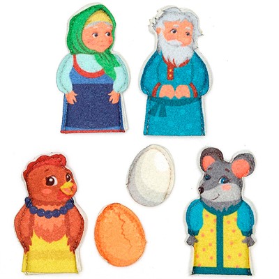 Кукольный Пальчиковый театр Курочка Ряба LIP1327 - фото 62770808