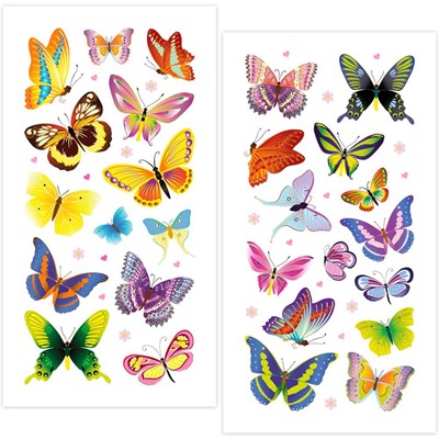 Набор для творчества Переводные татуировки. Бабочки 4365 - фото 62770814