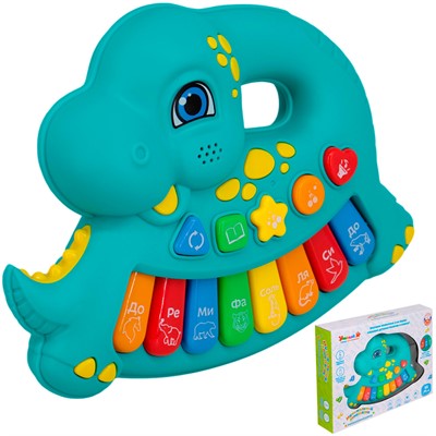 Пианино ZYE-E0475 Музыкальный динозаврик - фото 62770953