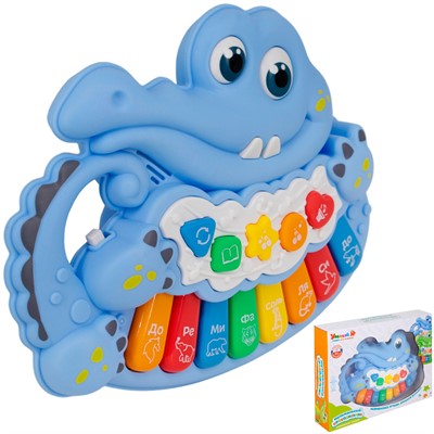 Пианино ZYE-E0306 Музыкальный крокодильчик - фото 62770958