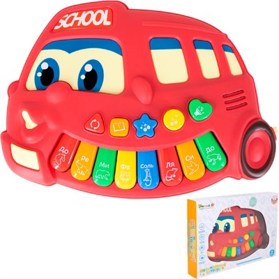 Пианино ZYE-E0477 Музыкальный автобус - фото 62770973