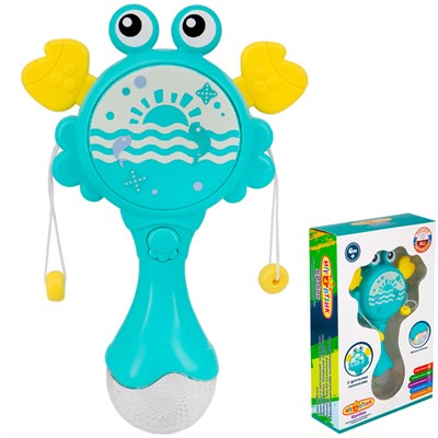 Погремушка ZYA-A3309 Играпузик Крабик в кор. - фото 62771004