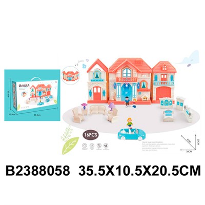 Дом WD-934E с аксесс. в кор. - фото 62771051