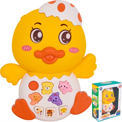 Игрушка на батарейках ZYA-A3318 Утенок в кор. - фото 62771130