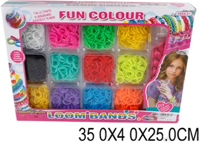 Набор резинок для плетения J197-2 в кор. - фото 62771435