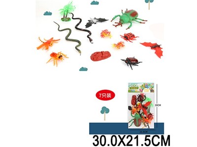 Набор Животных 3305-54 насекомые в пак. - фото 62771485