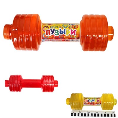 Мыльные пузыри Радуга "Гантель" 1300 мл 249 - фото 62771600