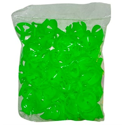 Зажимы Eq Зеленые 100шт/уп 1200148 - фото 62772554