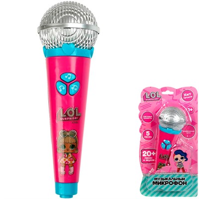 Микрофон ЛОЛ 20 песен и звуков 1810M201-R6 - фото 62772571