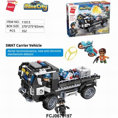 Конструктор 11013 QMAN Машина 352 дет. в кор. - фото 62772600