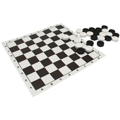 Шашки мягкие с виниловой доской - фото 62772644