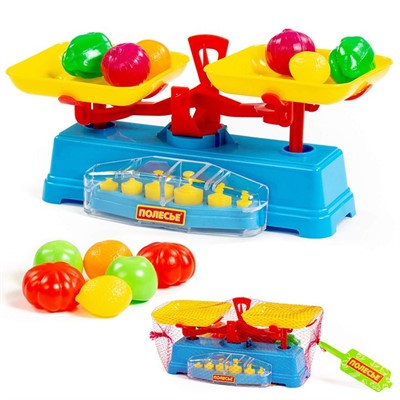 Весы + набор продуктов 12 эл. 53787 П-Е /6/ - фото 62772722