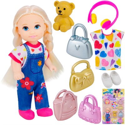 Кукла малышка Miss Kapriz MKLY674-A Крошка на ладошке на блист. - фото 62772915