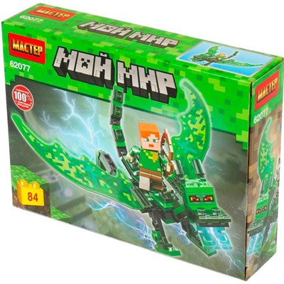 Конструктор 62077-XJ Мой мир, 84 дет. МАСТЕР - фото 62772980
