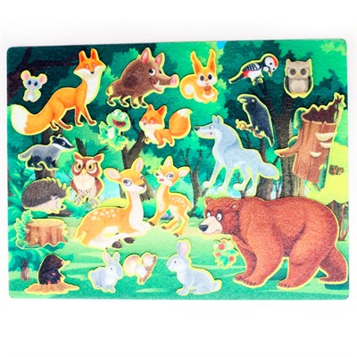 Набор для творчества Театр из фетра на липучках Лес 03957 - фото 62773026