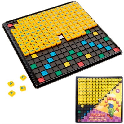 Игра Эрудит желтые фишки 10013 - фото 62773027