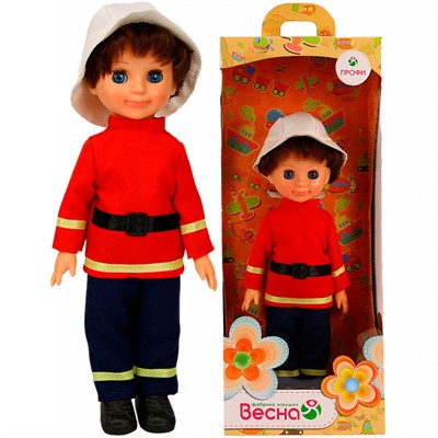 Кукла Пожарный 30см. В3880 - фото 62773308