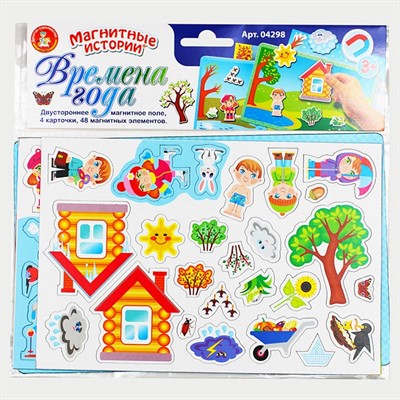 Игра магнитная Времена года Серия Магнитные истории 04298 - фото 62773395