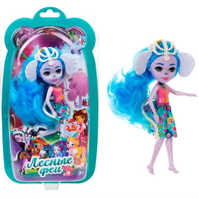 Кукла Лесные Феи 16 см с голубыми волосами Т24012 1toy - фото 62773678
