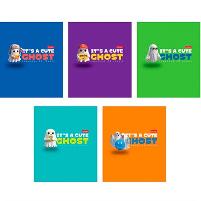 Тетрадь 48 л. клетка Милое привидение 48Т5лВ1 Hatber - фото 62773967