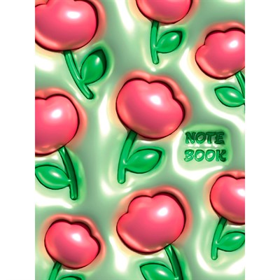 Блокнот 467-0-159-20719-1 3D. Цветочки - фото 62774065