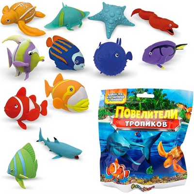 Фигурки-тянучки Повелители тропиков 16CN25 - фото 62774241