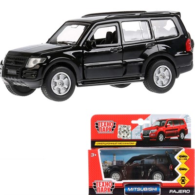 Модель SB-17-61-MP-N(BL)-WB Mitsubishi Pajero черный Технопарк  в коробке - фото 62774327