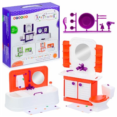 Мебель Ванная комната Конфетти цв. в ас-те С-1333 Огонек - фото 62774829