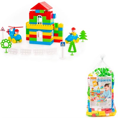 Конструктор Строитель 287 эл. 52551 П-Е /4/ - фото 62774996