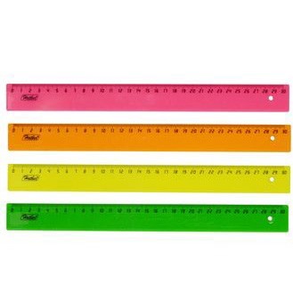 Линейка пластик 30см цветная 30009 Hatber - фото 62775239