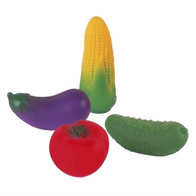 Набор резиновых игрушек Овощи мини С-1374 Огонек /6/ - фото 62775283