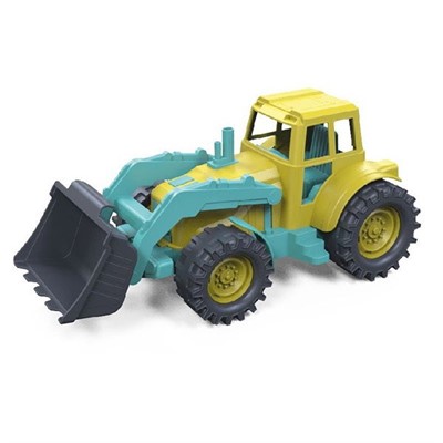 Трактор передний ковш 26см серо-желтый 22-203-1KSC в сетке - фото 62775292