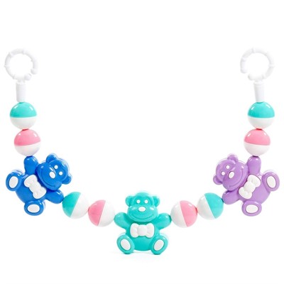 Погремушка подвеска Смешные обезьянки 54 см 71538 П-Е /12/ - фото 62775598