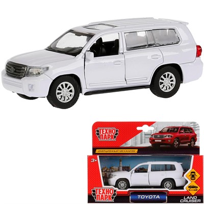 Модель CRUISER-WT Toyota Lsnd Cruiser белый Технопарк  в коробке - фото 62775636