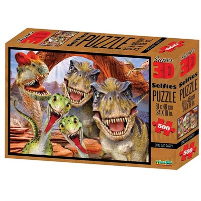 Пазл 3D 500 дет.Дино селфи 10132 - фото 62775705