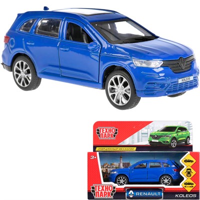 Модель KOLEOS-BU RENAULT KOLEOS синий Технопарк  в коробке - фото 62775847