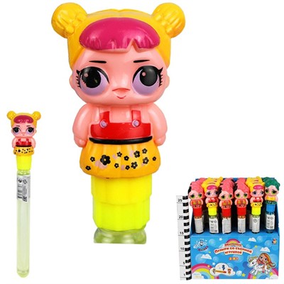 Мыльные пузыри Т15060 Мы-шарики! коба со съемной игр. Куколка 80мл 1toy - фото 62775883