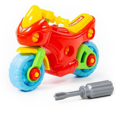 Конструктор-транспорт Мотоцикл 25 эл. в пак 78209 П-Е /20/ - фото 62775973