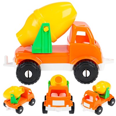 Автомобиль Мини Строительная Бетономешалка И-9035 - фото 62776006