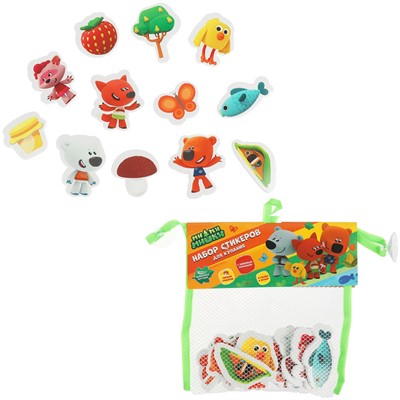 Набор резиновых игрушек для ванны Набор стикеров ЕВА.МиМиМишки EV12-MIMI - фото 62776105