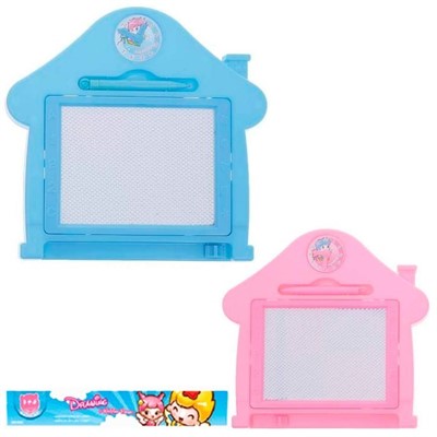 Доска для рисования 5013 Дом черно-белая в пак. - фото 62776638