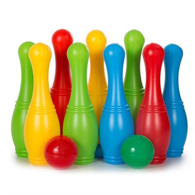Кегли 9+2 с мячиком 3-439 - фото 62776758