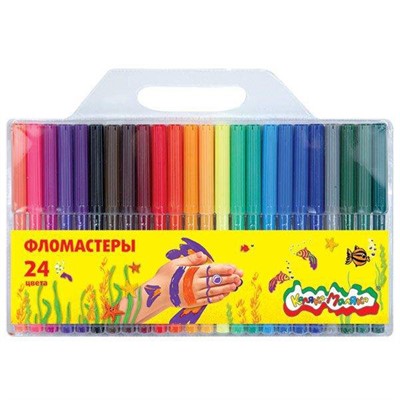 Фломастеры 24 цв. Каляка-маляка ФКМ24 - фото 62777222