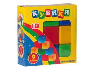Набор кубиков 9 шт /Новокузнецк/ - фото 62777454