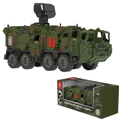 Автомобиль Военный тягач Щит с кунгом камуфляж инд.упак. 257/2 Норд /4/ - фото 62778026