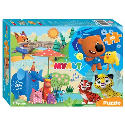 Пазл 35 Ми-ми-мишки и др. Мульт 91408 Степ /9/ - фото 62778058